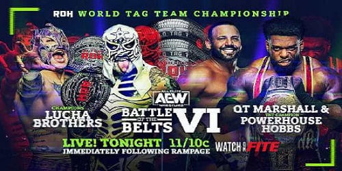 AEW Rampage y Batle of The Belts VI Repeticion