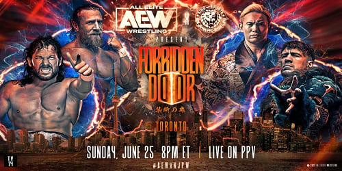 AEW vs. NJPW Forbidden Door 2023 Repeticion