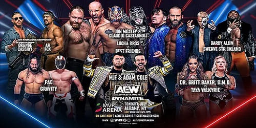 Ver AEW Dynamite 26 de Julio 2023 En vivo y Repeticion