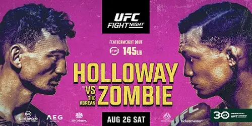 Ver UFC Fight Night 26 de Agosto 2023 En vivo y Repeticion