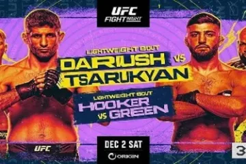 UFC Fight Night Dariush vs Tsarukyan 2 de Diciembre 2023