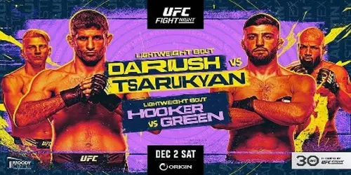 UFC FN Dariush vs Tsarukyan 2 de Diciembre 2023