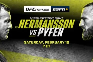 UFC Fight Night Hermansson vs Pyfer