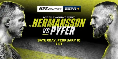 UFC Fight Night Hermansson vs Pyfer En Vivo y Repeticion